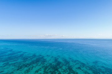 Obraz premium Moreton Island, Queensland, Australia from above