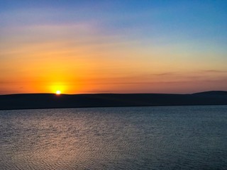 Fototapeta premium sunset over the sea
