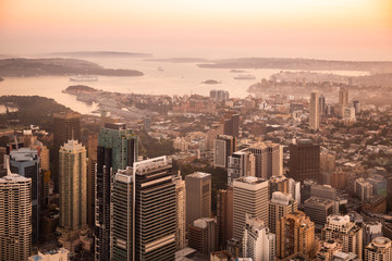 Sydney city scape central business district 