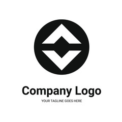 abstract shape logomark. logo for business and company. logo template 