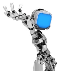 Live Screen Robot, Hand Support Pose