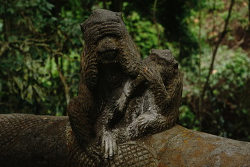 monkey statue