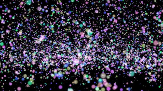fancy abstract colorful bubbles animation scene opener background for cinematic and futuristic promo backdrops
