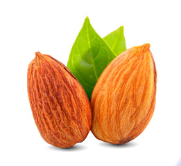 almond isolated on white background