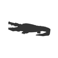 crocodile icon vector illustration for graphic design and websites
