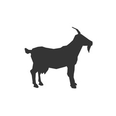 goat icon animal vector illustration for graphic design and websites