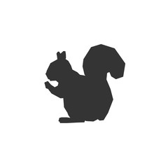 squirrel animal icon vector illustration for graphic design and websites