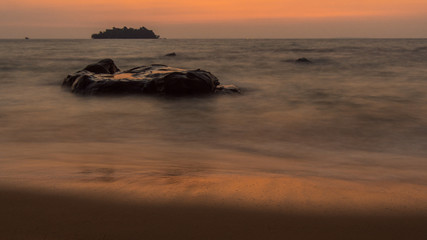 Fototapeta premium Sunrise Long Exposure at Koh Rong Island