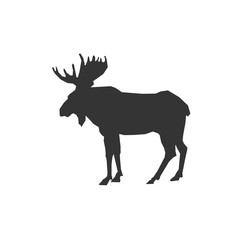 antelope icon vector illustration for graphic design and websites