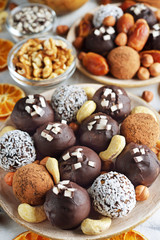 Dietary candies from dried fruits and nuts
