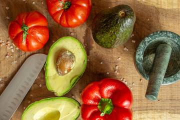 Healthy Ingredients; Fresh guacamole 