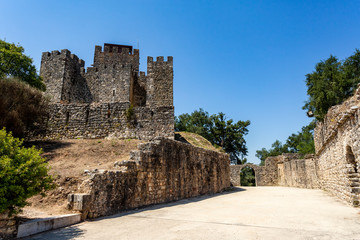 Fototapeta na wymiar Pombal - Medieval Castle of the 12th Century