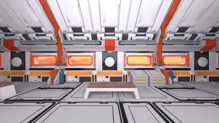宇宙船内部