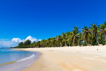 Beach Ban Krut Beach water and  blue sky