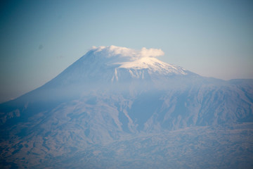 Fototapeta na wymiar Photo of mount Ararat in Armenia