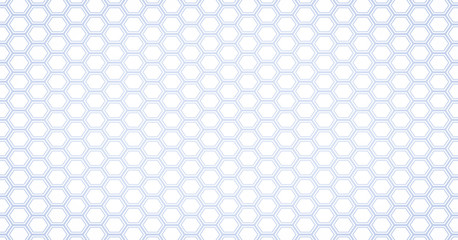 Geometric hexagon grid illustration. Abstract futuristic technology background.