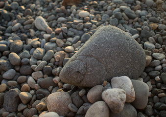 stones on the beach