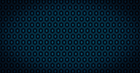 Fototapeta na wymiar Geometric hexagon grid illustration. Abstract futuristic technology background.
