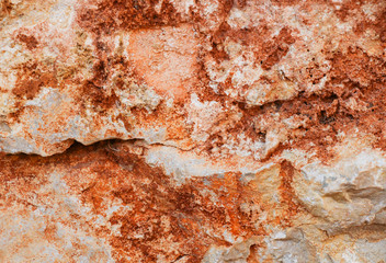 texture of a beautiful stone of gray orange