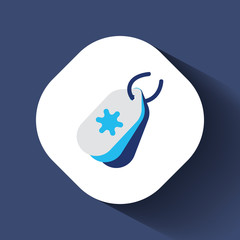 Price tag icon, big sale, commercial icon. vector illustration