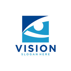 Abstract vision logo Vector image