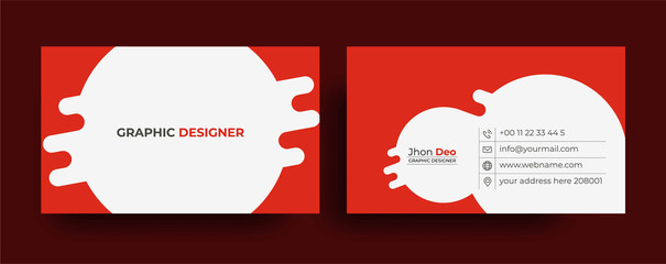 Modern Business Card - Creative and Clean Business Card Template.