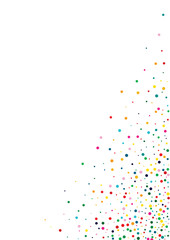 Yellow Carnaval Rain Card. White Christmas Rain Design. Carnaval Wallpaper. Effect White Illustration.