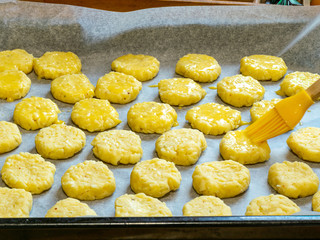 home-made cookies,