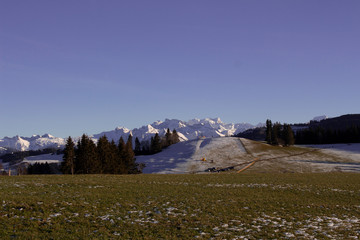 view of the mountains