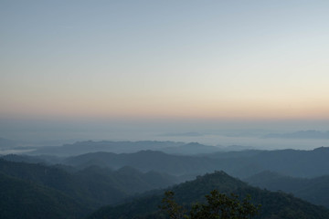 Naklejka premium Mountain in Western region Kanchanaburi ,Thailand Near Bangkok