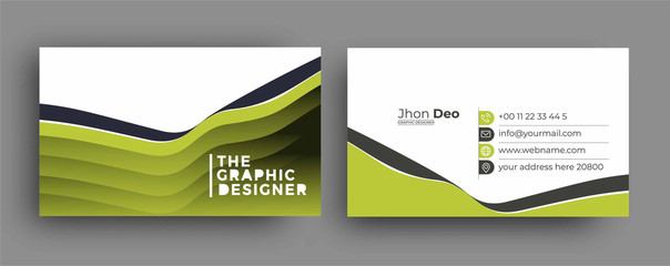 Business Card - Creative and Clean Modern Business Card Template.