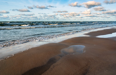 Fototapeta na wymiar Shore of the Baltic sea.
