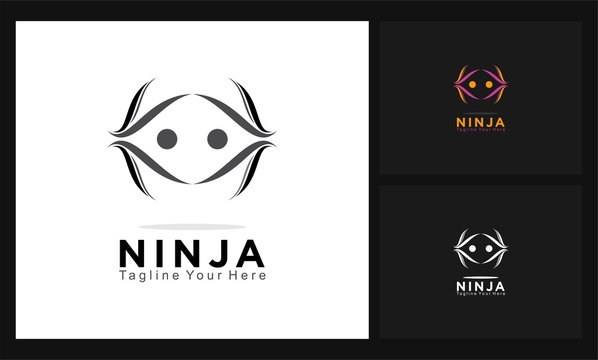 ninja vector logo image
