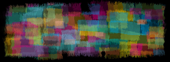 abstract background multicolor patches carpet mosaic color torn pieces