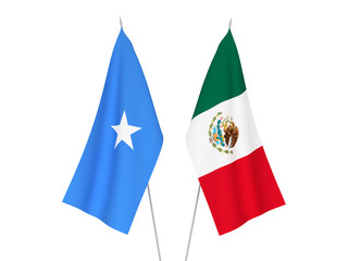 Somalia and Mexico flags