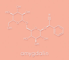 Amygdalin Skeletal formula.