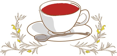 ハーブティーのイラスト