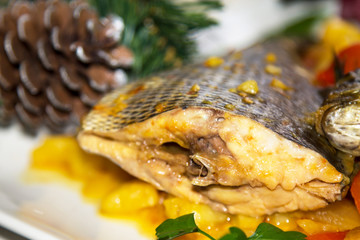 fish lunch or Christmas dinner