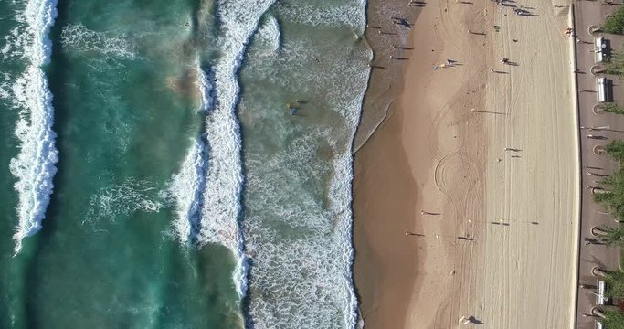 Manly Beach, Sydney Australia aerial view
