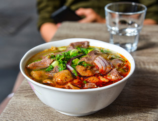 Beef noodle for lunch