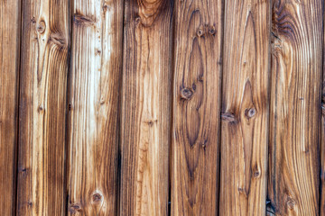 Natural brown surface from wood boards. Horizontal view
