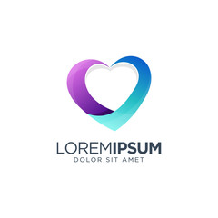 Love Gradient Logo