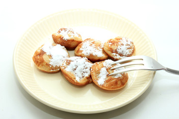 Traditional Dutch Poffertjes