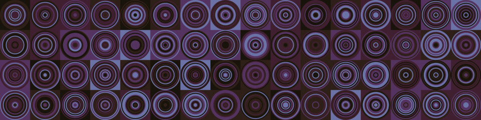 Fototapeta premium Pattern with random colored Circles Generative Art background illustration