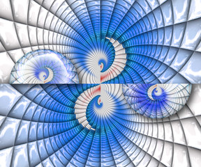 Fototapeta premium 3D rendering puff pixels combo artwork