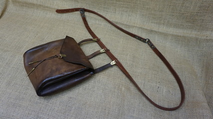 anglo saxon leather bag reconstruction by daegrad tools