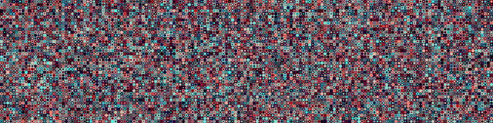 Pattern with random colored Circles Generative Art background illustration