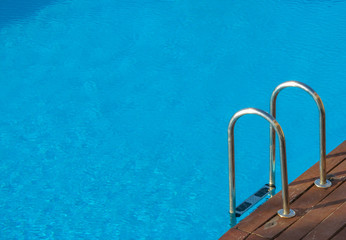 Swimming pool, pool water, blue, stairs, no people, nopeople, empty, space, summer, holiday, holidays, color, colorful