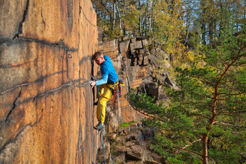 Kletterausflug in die Steinbrüche der Königshainer Berge