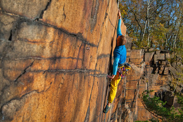 Kletterausflug in die Steinbrüche der Königshainer Berge